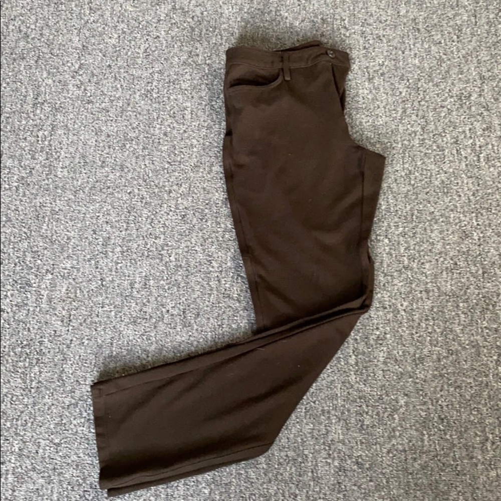Skinny slacks.